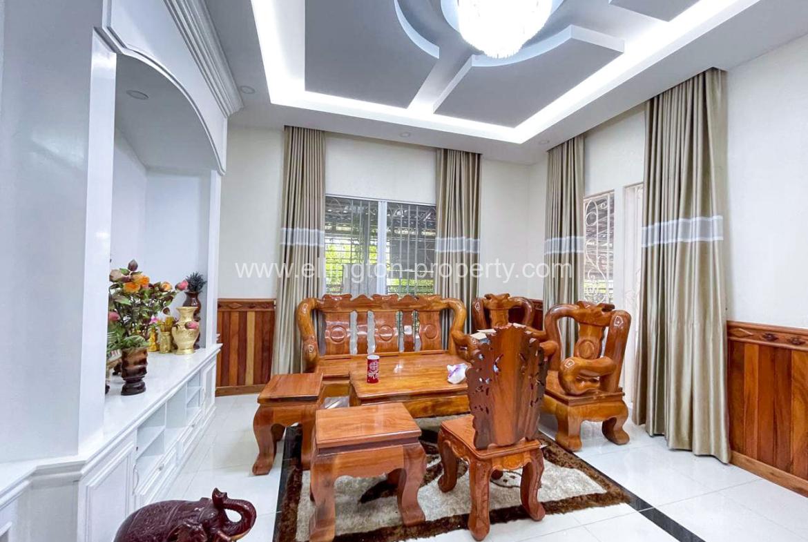 Twin Villa For Rent At Borey Vimean Phnom Penh (aeon 2) - Ellington Property