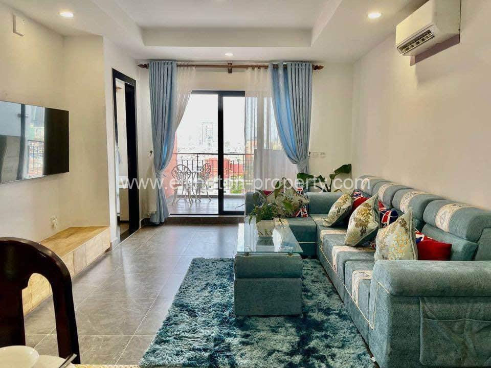 1 Bedroom Service Apartment In Toul Tom Pong Area - Ellington Property