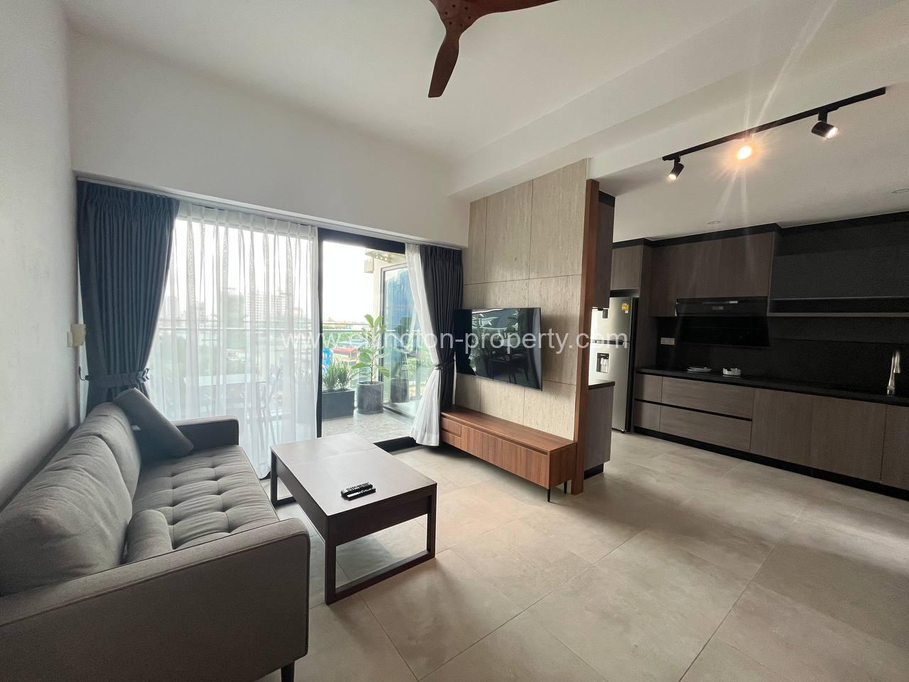 1 Bedroom Service Apartment For Rent In Bassac Area - Ellington Property