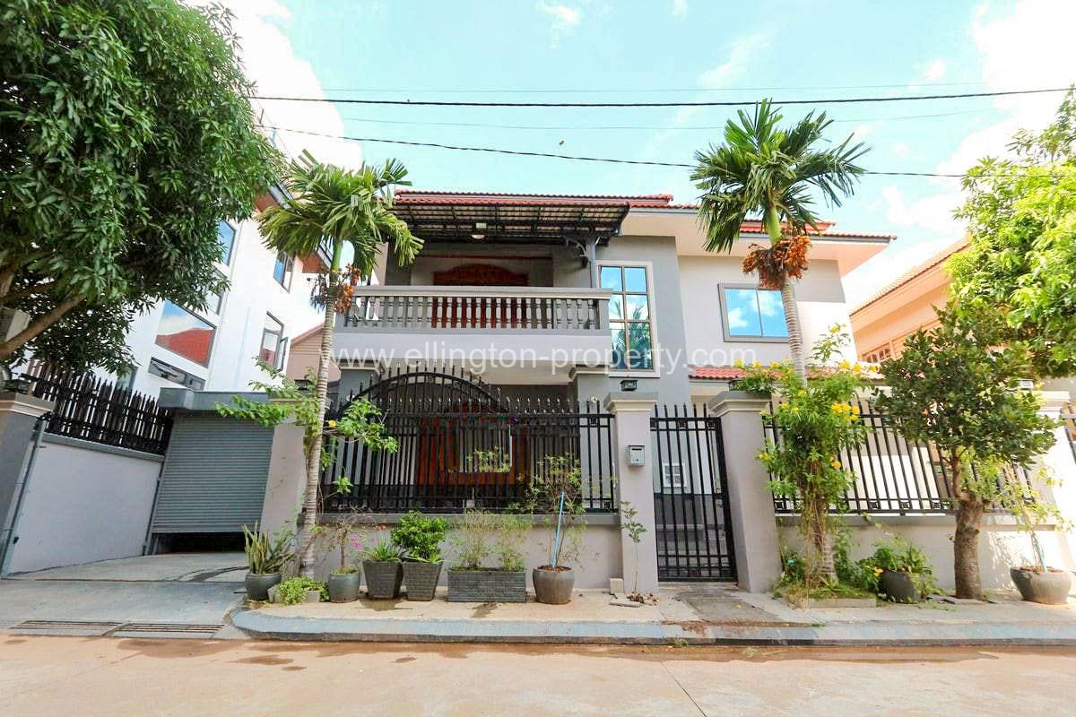 Queen Villa For Rent Borey Speak Mongkul - Ellington Property