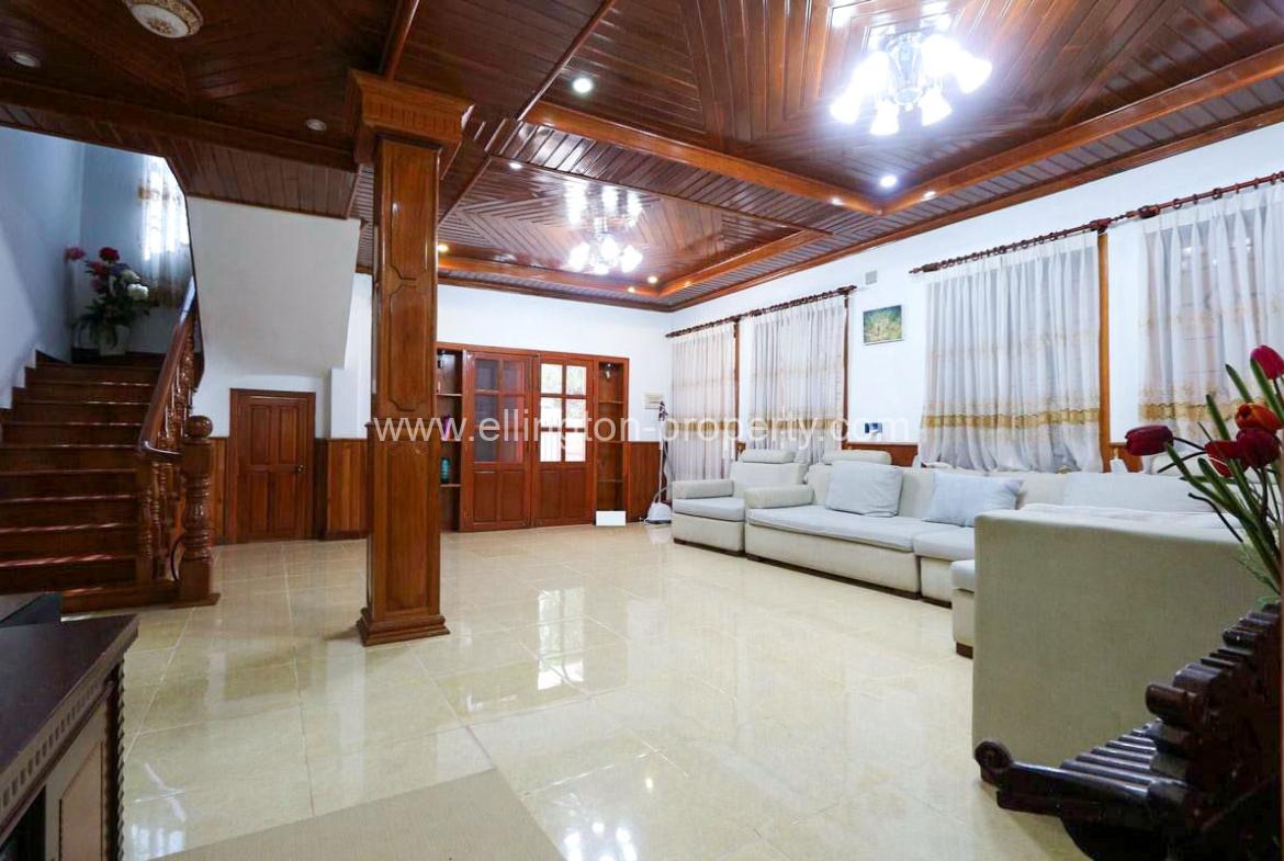 Queen Villa For Rent Borey Speak Mongkul - Ellington Property