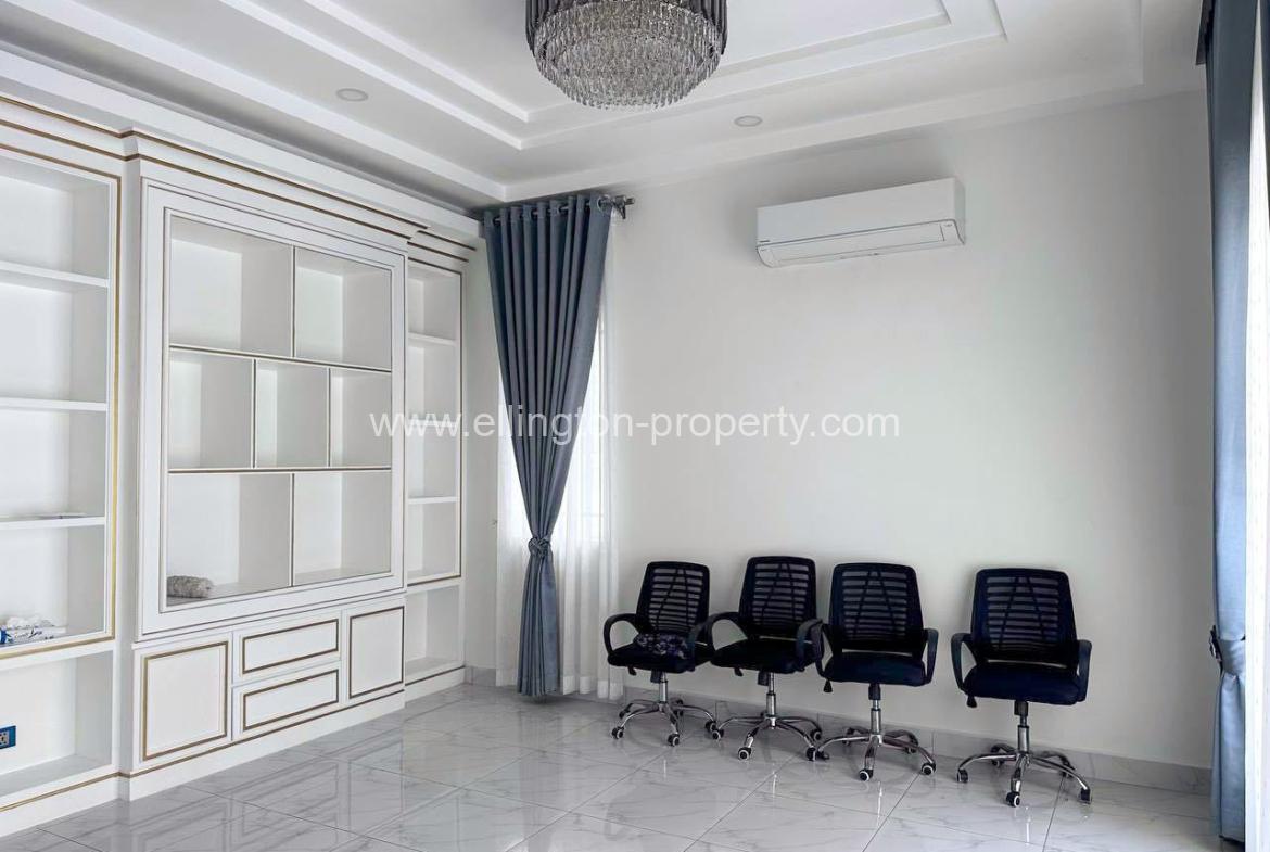 Twin Villa For Rent At Borey Phnom Penh Thmey Elite Park 2 - Ellington Property