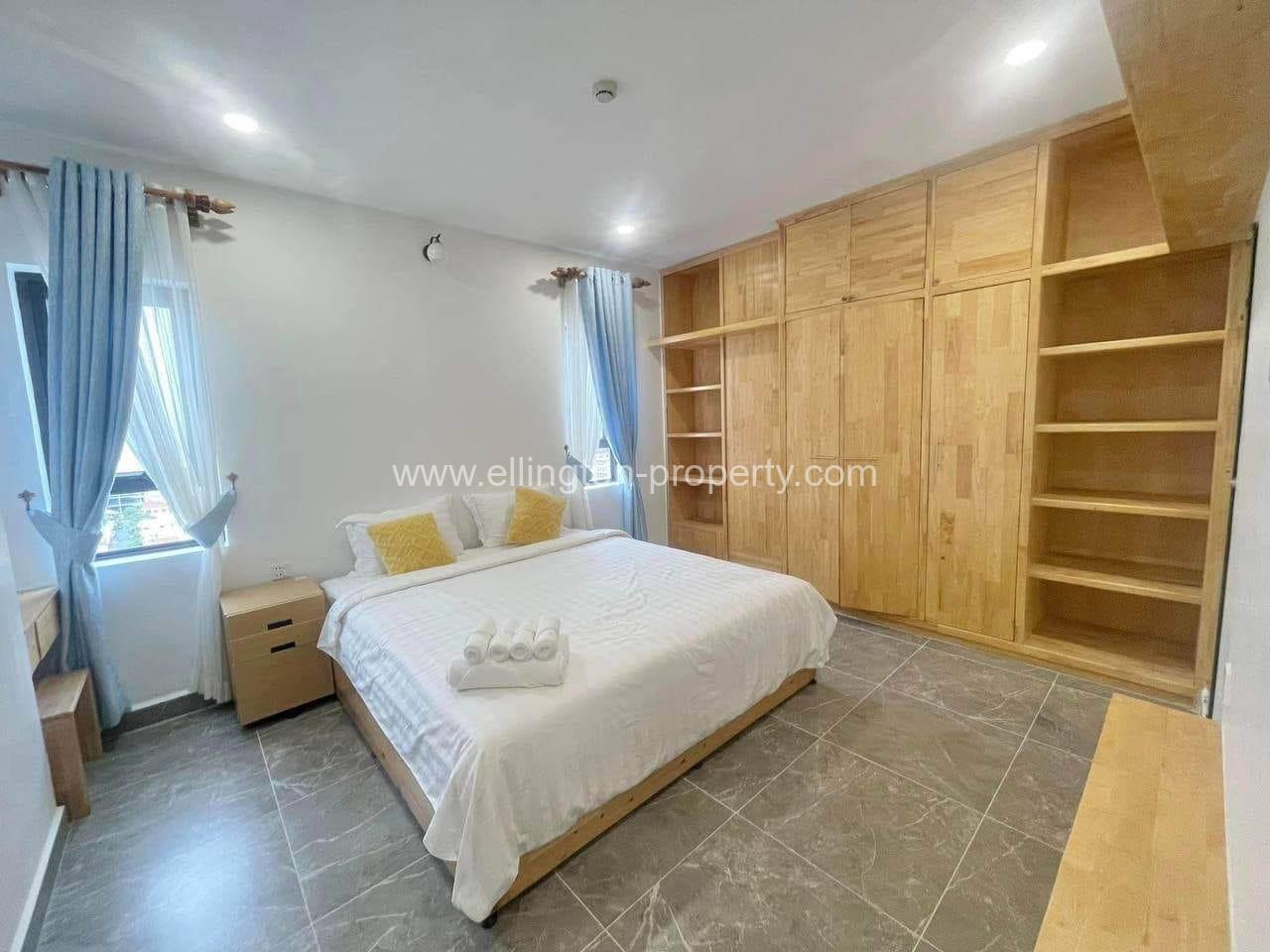 1 Bedroom Service Apartment In Toul Tom Pong Area - Ellington Property