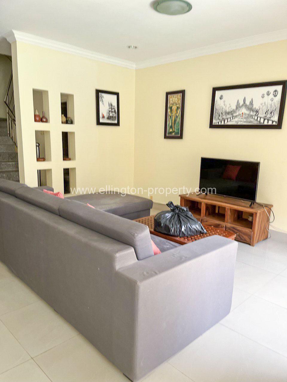 Villa For Rent In Chroy Changvar Area - Ellington Property