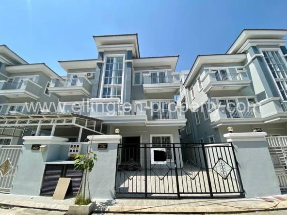 Twin Villa For Sale Borey Phnom Penh Soksan - Ellington Property