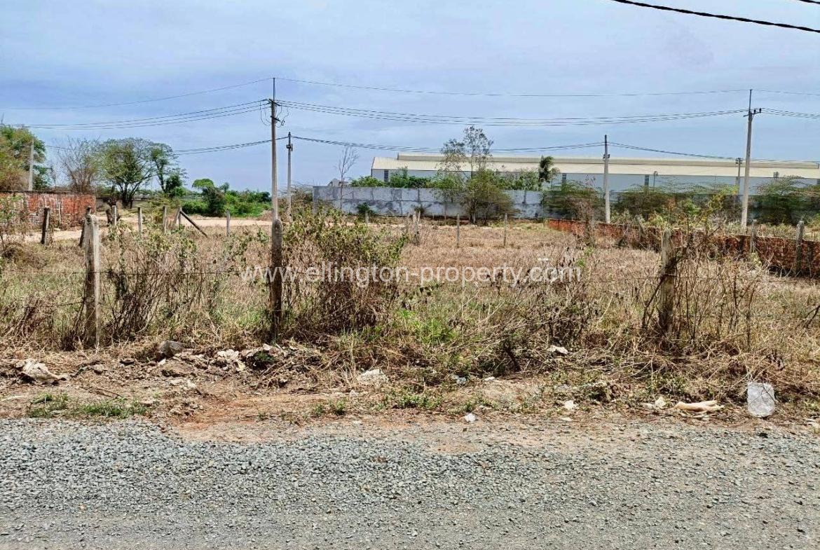 Corner Land For Sale Near New Airport - Ellington Property