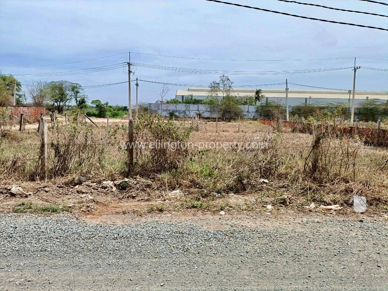 Corner Land For Sale Near New Airport - Ellington Property