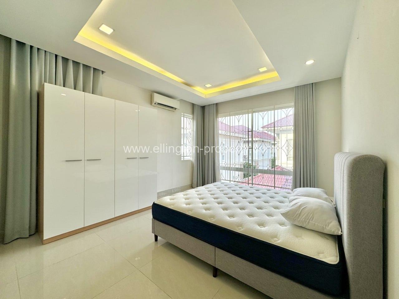 Queen Villa For Rent At Borey Peng Huoth Beong Snor - Ellington Property