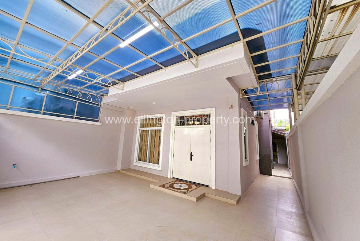 Twin Villa For Rent In Borey Orkide - Ellington Property