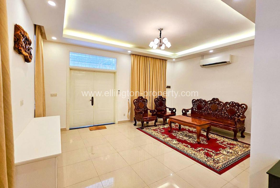 Twin Villa For Rent In Borey Orkide - Ellington Property