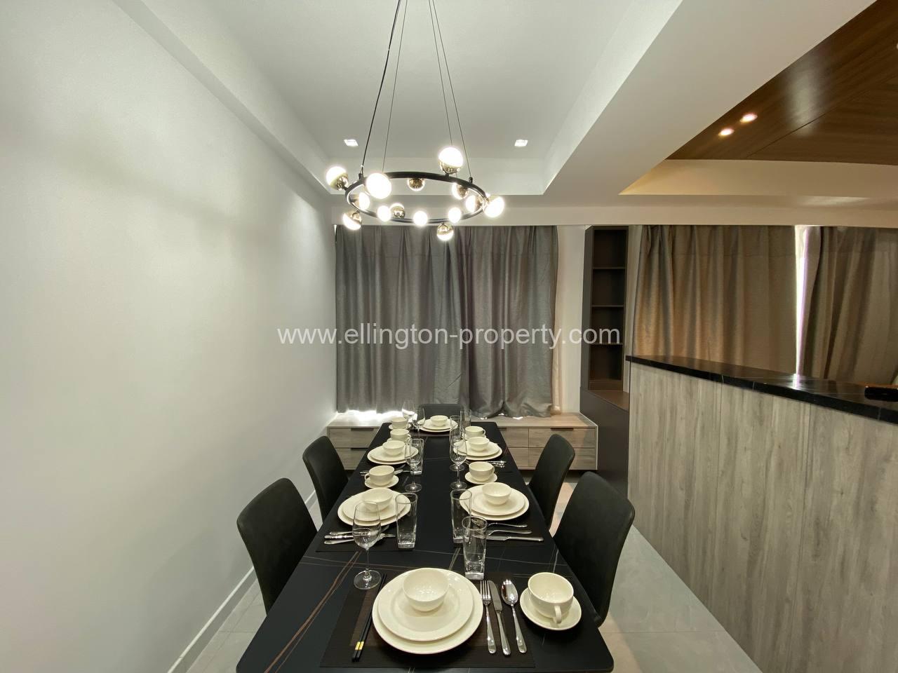 4 Bedrooms Service Apartment For Rent In Bkk1 - Ellington Property