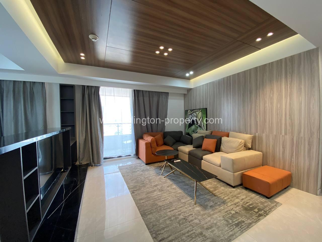 4 Bedrooms Service Apartment For Rent In Bkk1 - Ellington Property