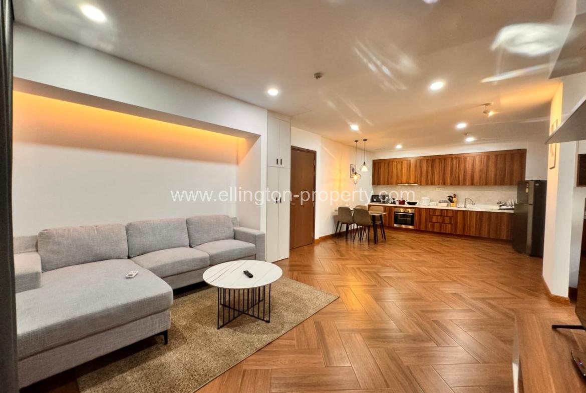 2 Bedrooms Service Apartment For Rent In Bkk1 - Ellington Property