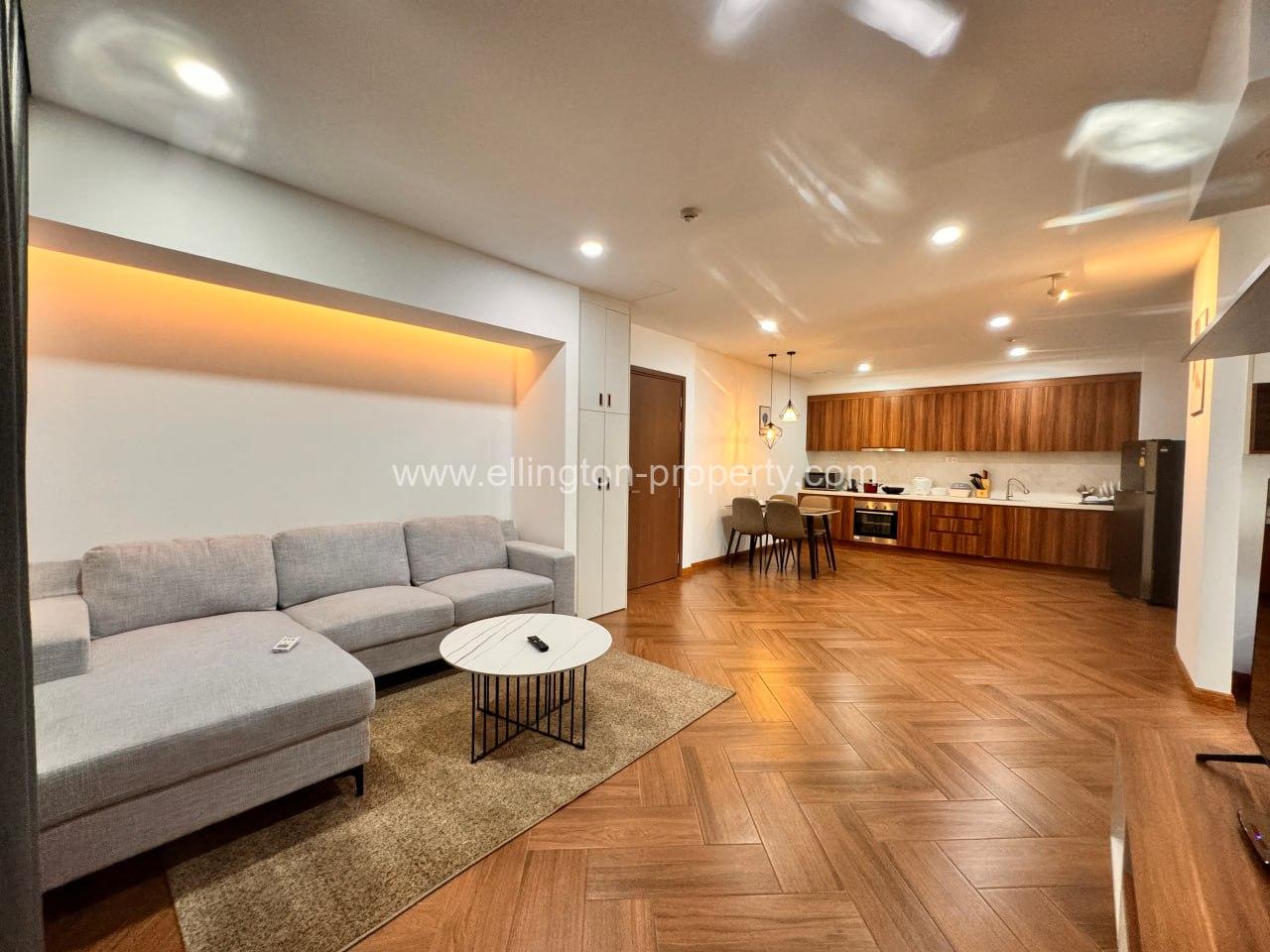 2 Bedrooms Service Apartment For Rent In Bkk1 - Ellington Property