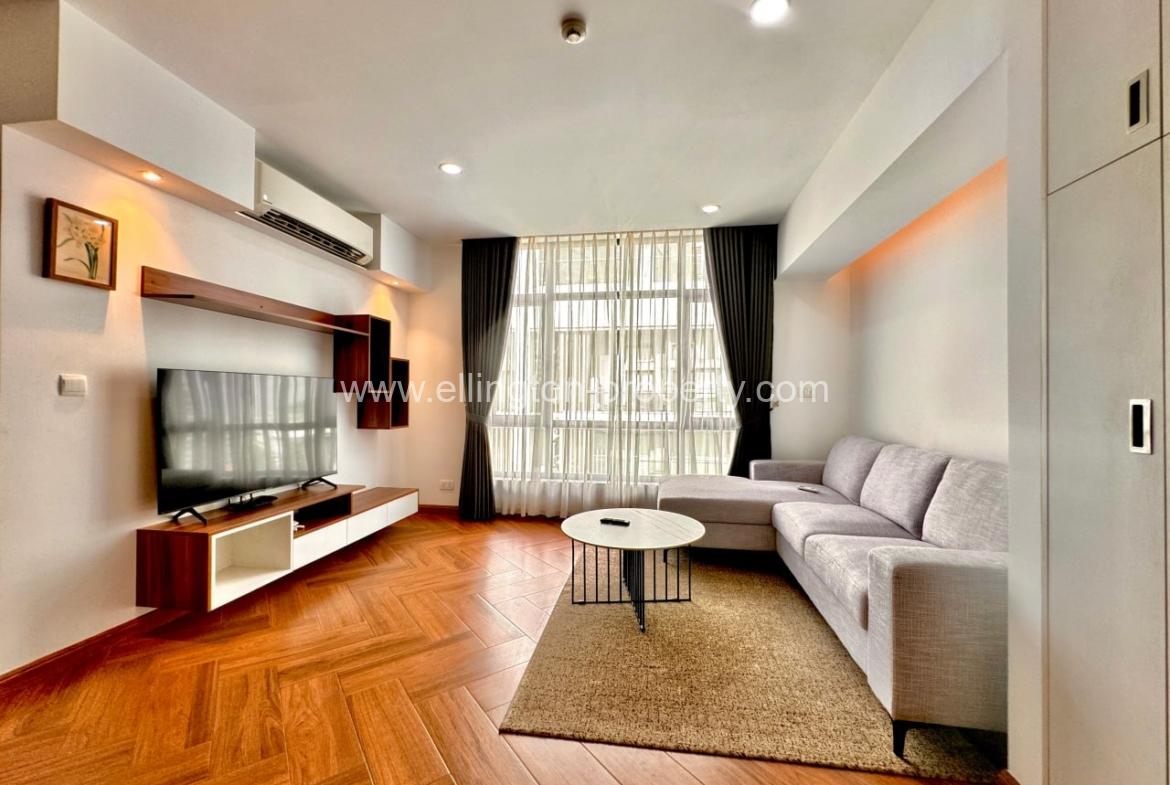 2 Bedrooms Service Apartment For Rent In Bkk1 - Ellington Property