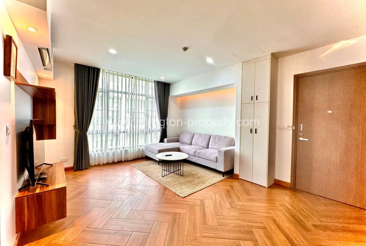 2 Bedrooms Service Apartment For Rent In Bkk1 - Ellington Property