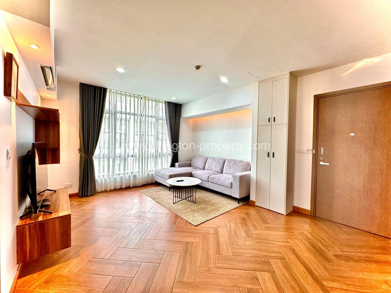 2 Bedrooms Service Apartment For Rent In Bkk1 - Ellington Property