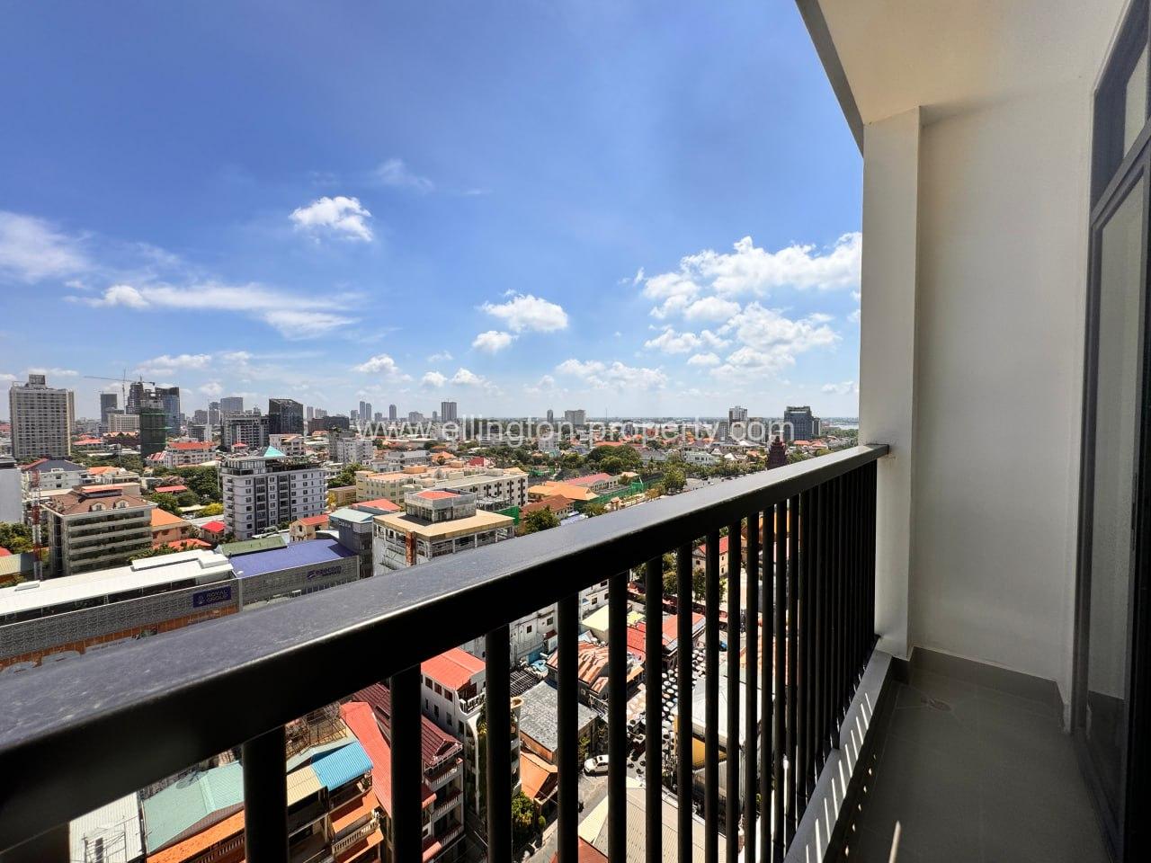 2 Bedrooms Service Apartment For Rent In Bkk1 - Ellington Property