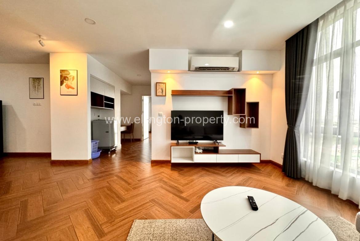 2 Bedrooms Service Apartment For Rent In Bkk1 - Ellington Property