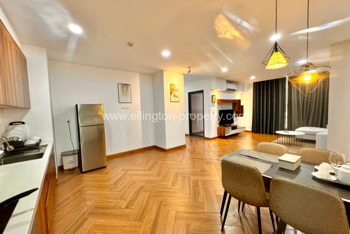 2 Bedrooms Service Apartment For Rent In Bkk1 - Ellington Property