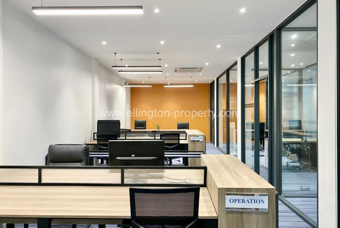 Furnished Office Space For Rent In Bkk1 - Ellington Property