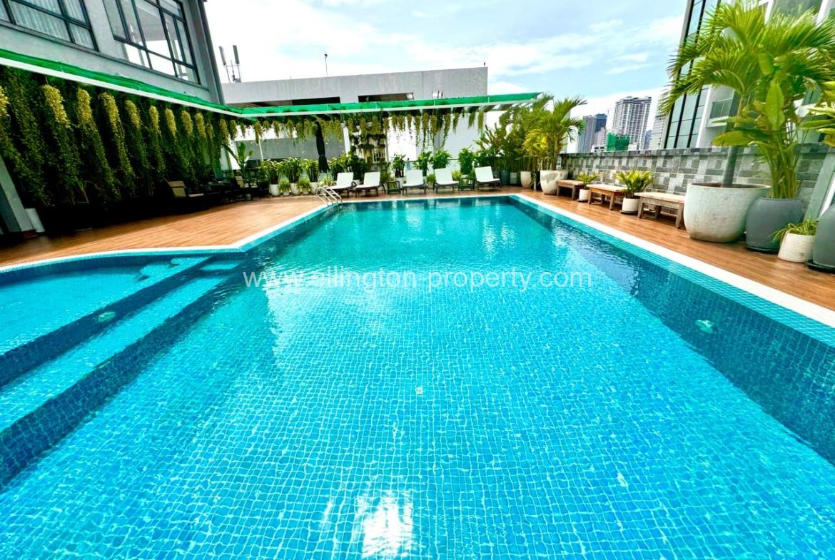 3 Bedrooms Service Apartment For Rent In Bkk1 - Ellington Property