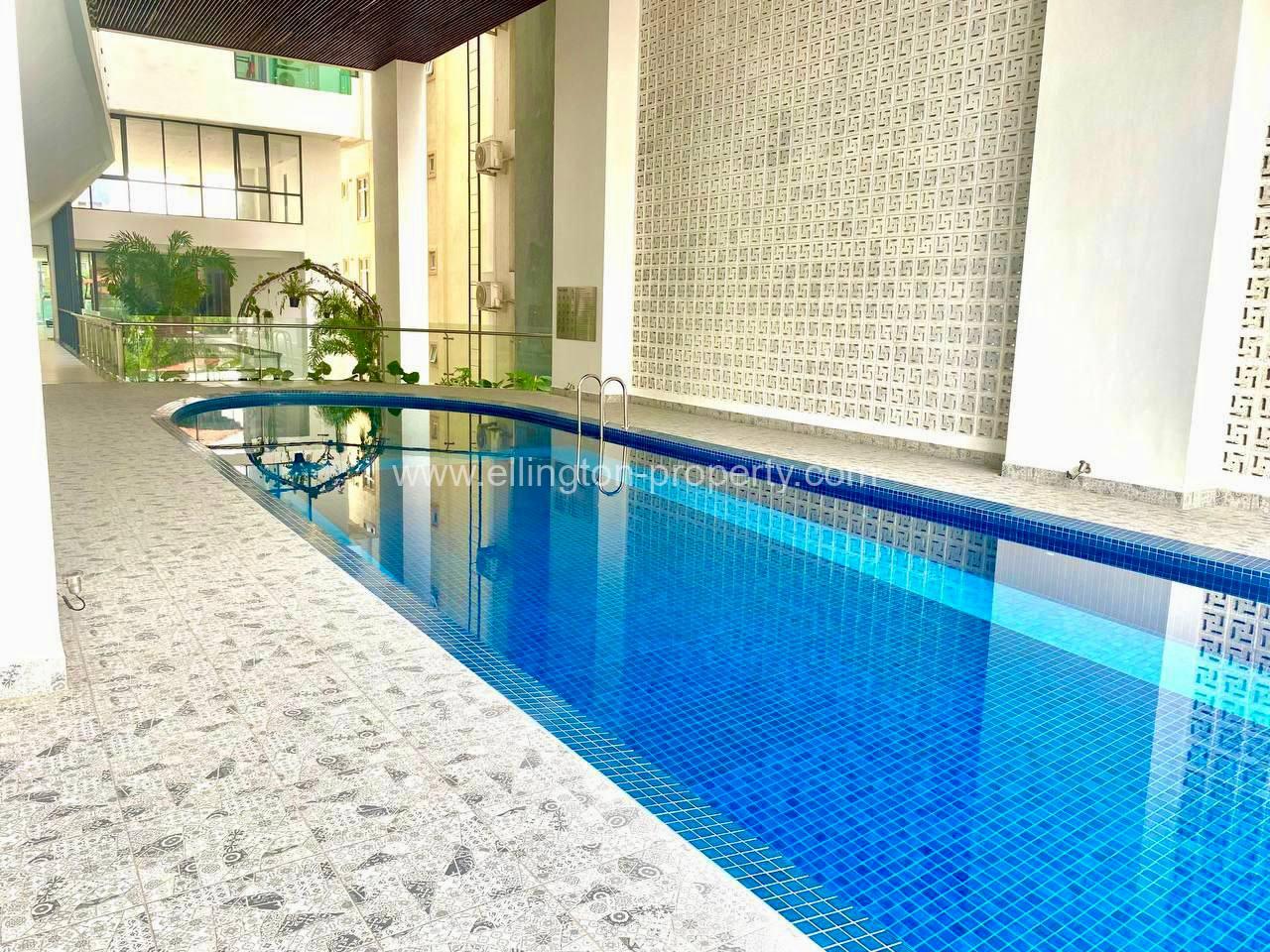 4 Bedrooms Service Apartment For Rent In Bkk1 - Ellington Property