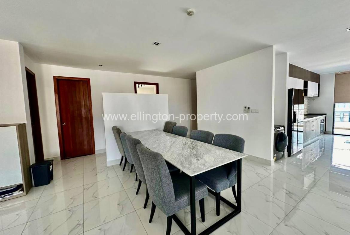 4 Bedrooms Service Apartment For Rent In Bkk1 - Ellington Property