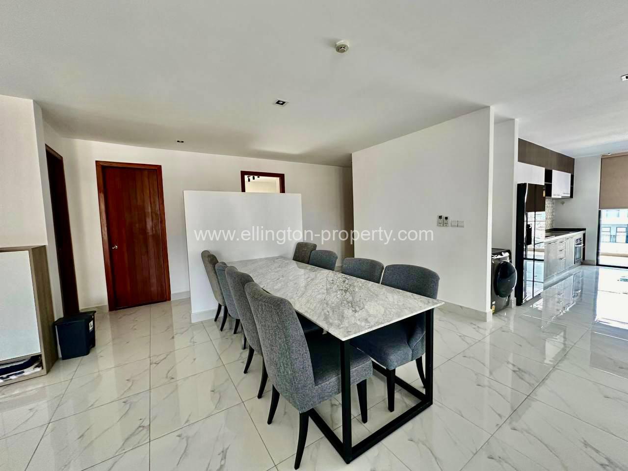 4 Bedrooms Service Apartment For Rent In Bkk1 - Ellington Property