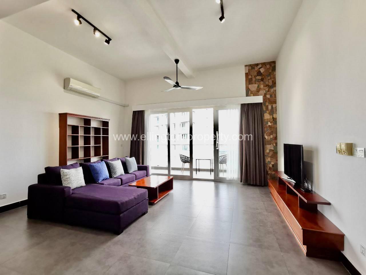 3 Bedrooms Service Apartment For Rent In Chamkarmon - Ellington Property