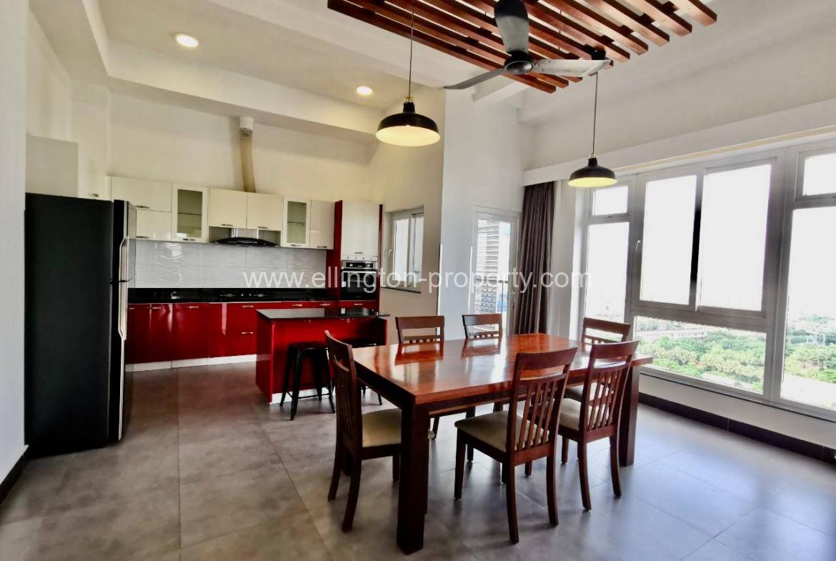 3 Bedrooms Service Apartment For Rent In Chamkarmon - Ellington Property