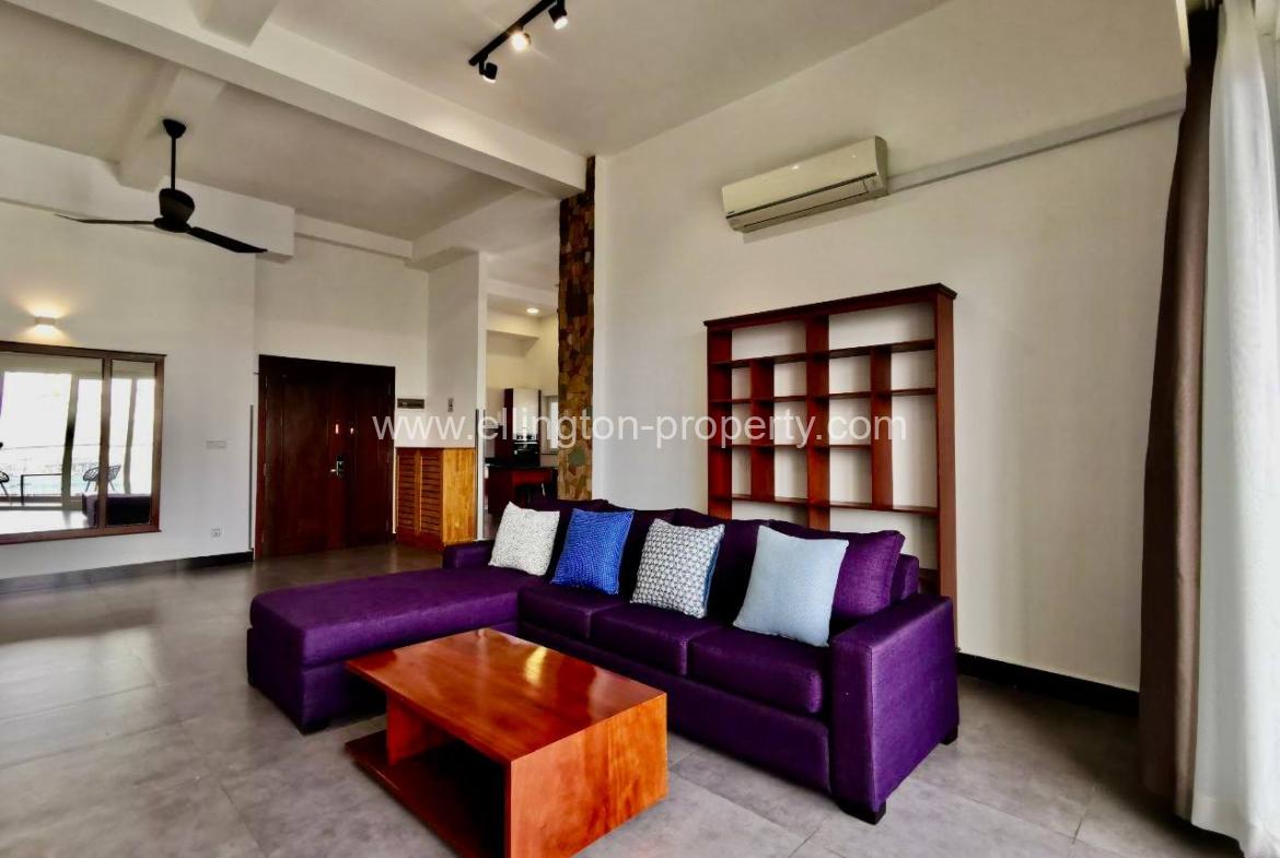 3 Bedrooms Service Apartment For Rent In Chamkarmon - Ellington Property