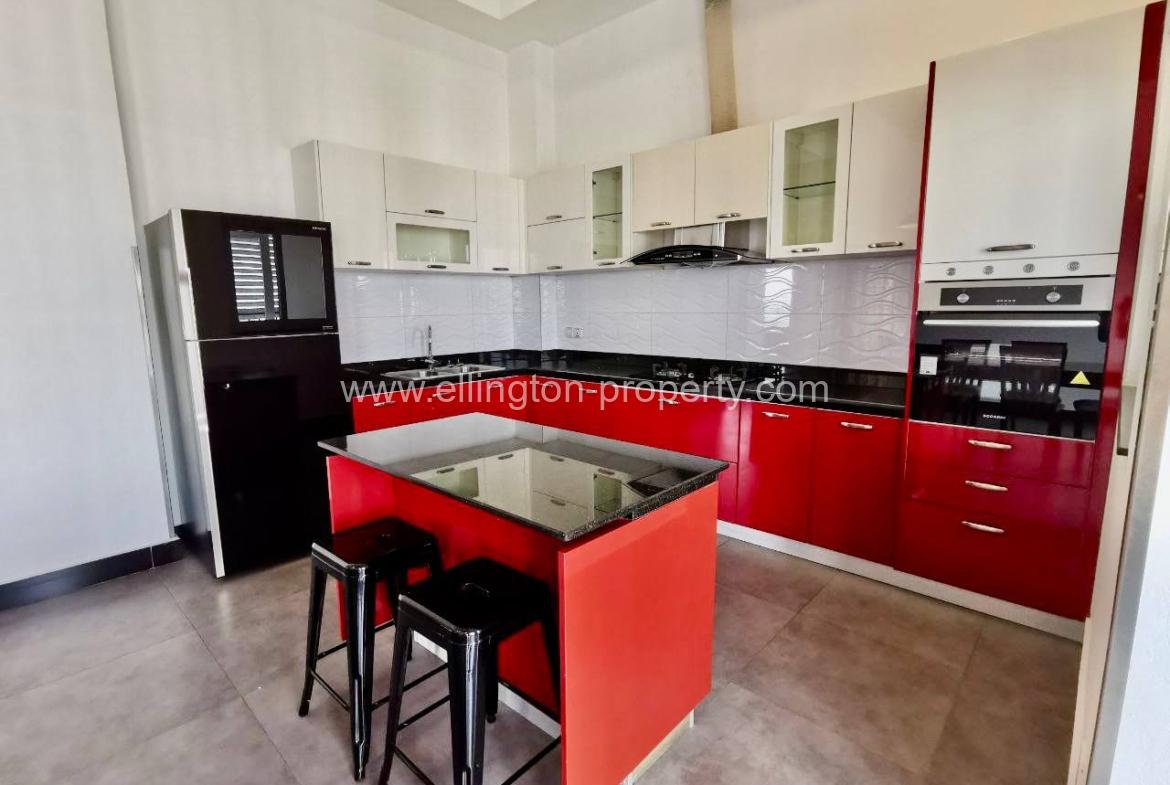 3 Bedrooms Service Apartment For Rent In Chamkarmon - Ellington Property