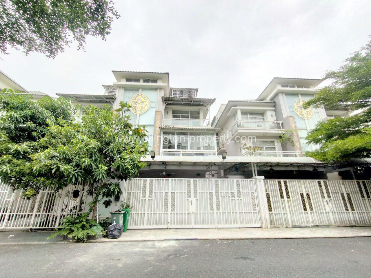 Twin Villa For Rent Borey Orkide 2004 - Ellington Property