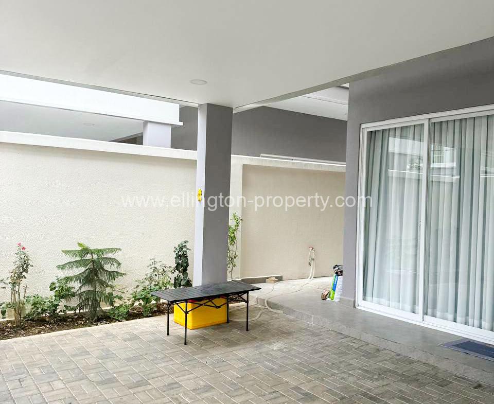 Twin Villa For Rent At Borey Orkide Pochentong - Ellington Property