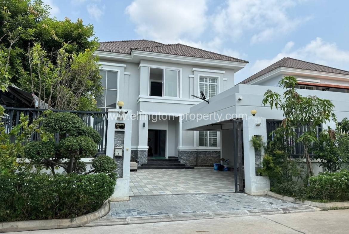 Villa Twin In Borey Angkor Phnom Penh Near Aeon 2 - Ellington Property