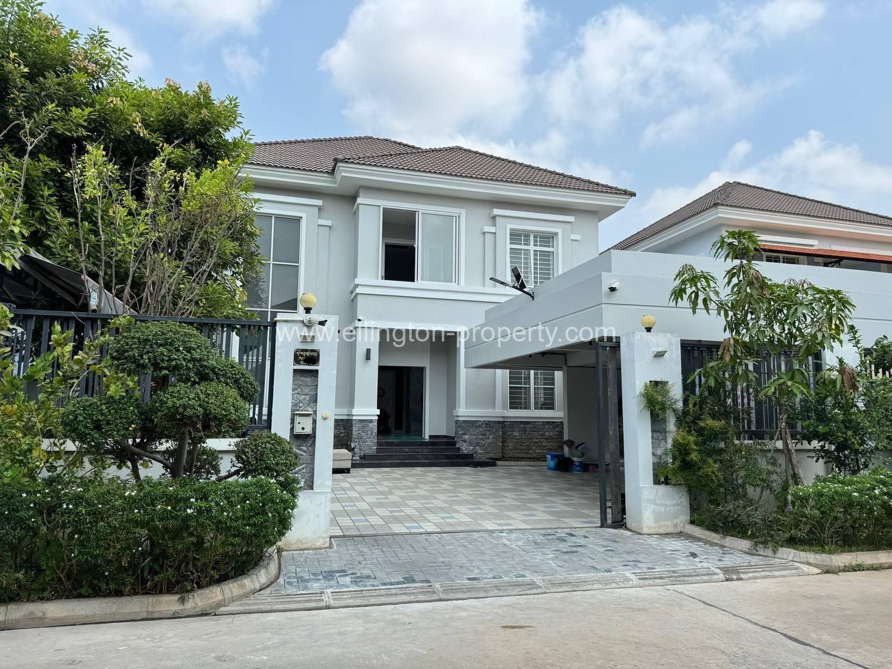 Villa Twin In Borey Angkor Phnom Penh Near Aeon 2 - Ellington Property