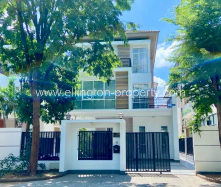 Villa For Rent In Borey Borey Peng Huoth Boeung Snor - Ellington Property