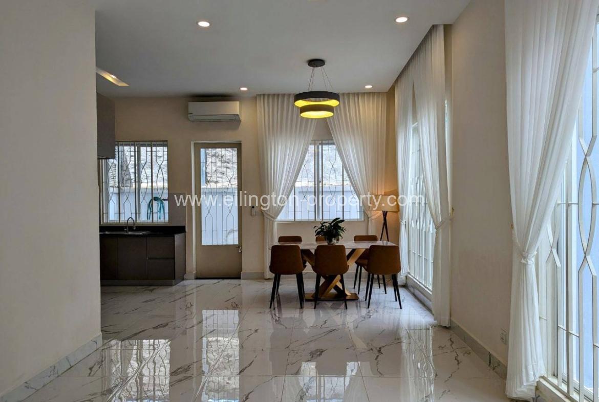 Twin Villa For Rent In Borey Varina Sen Sok - Ellington Property