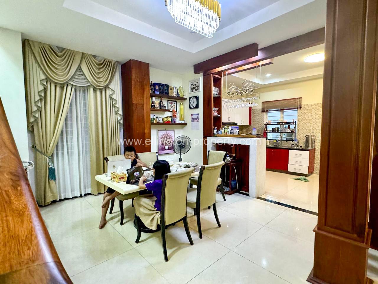 Single Villa For Rent In Borey Angkor Phnom Penh - Ellington Property