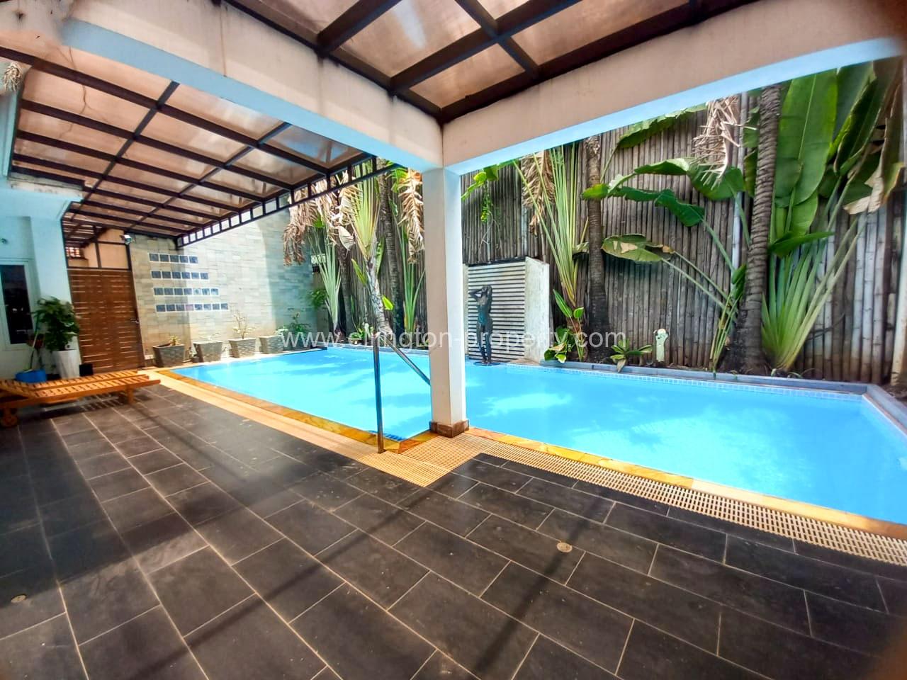 Pool Villa For Rent In Khan Toul Kork - Ellington Property