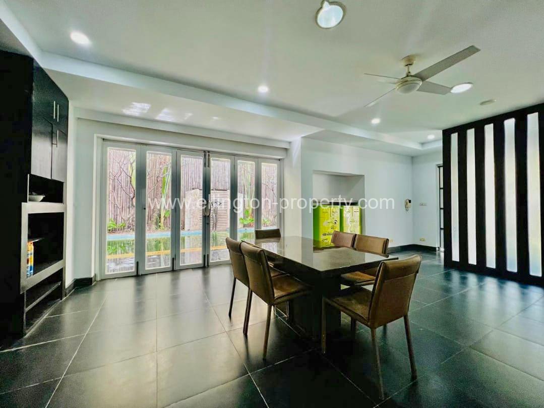 Pool Villa For Rent In Khan Toul Kork - Ellington Property