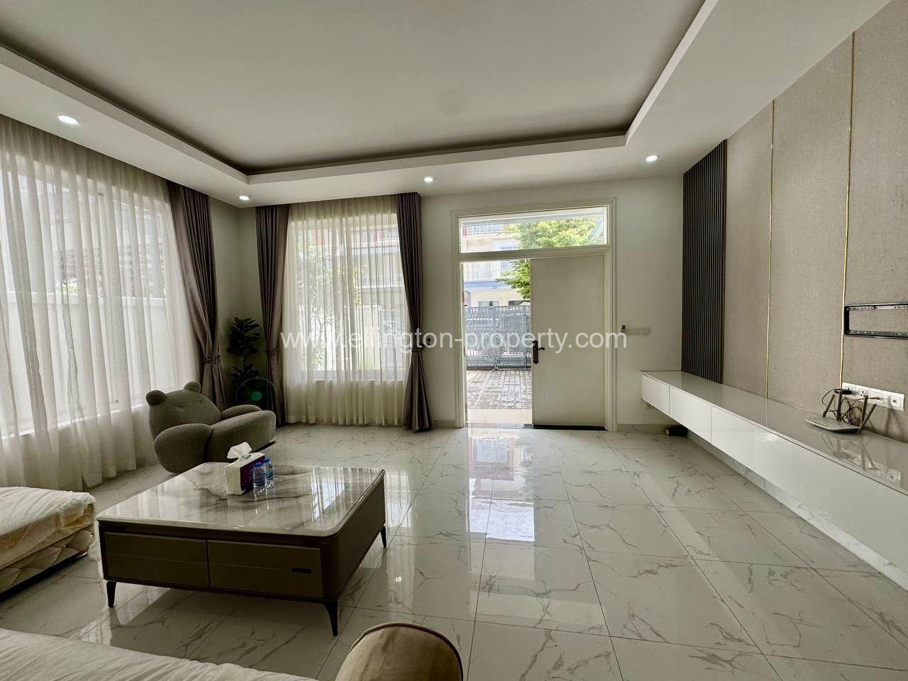 Twin Villa For Rent In Borey Orkide 6 A - Ellington Property