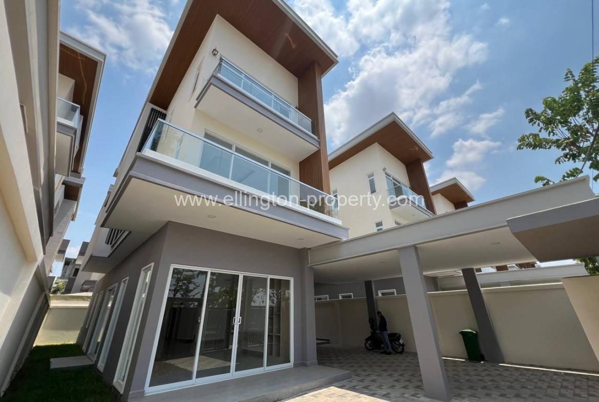 Villa Marigold A For Rent In Borey Orkidē The Pochentong - Ellington Property