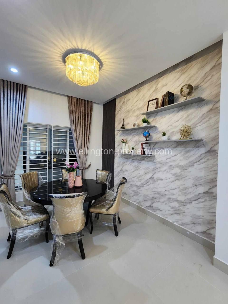 Twin Villa For Rent In Borey Peng Houth Russey Keo - Ellington Property