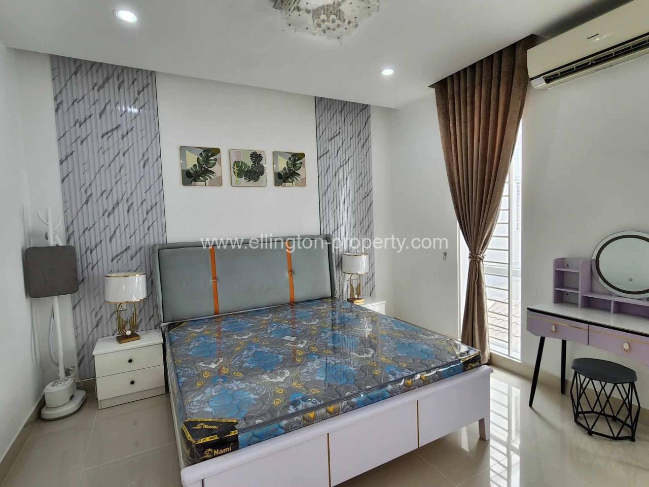 Twin Villa For Rent In Borey Peng Houth Russey Keo - Ellington Property