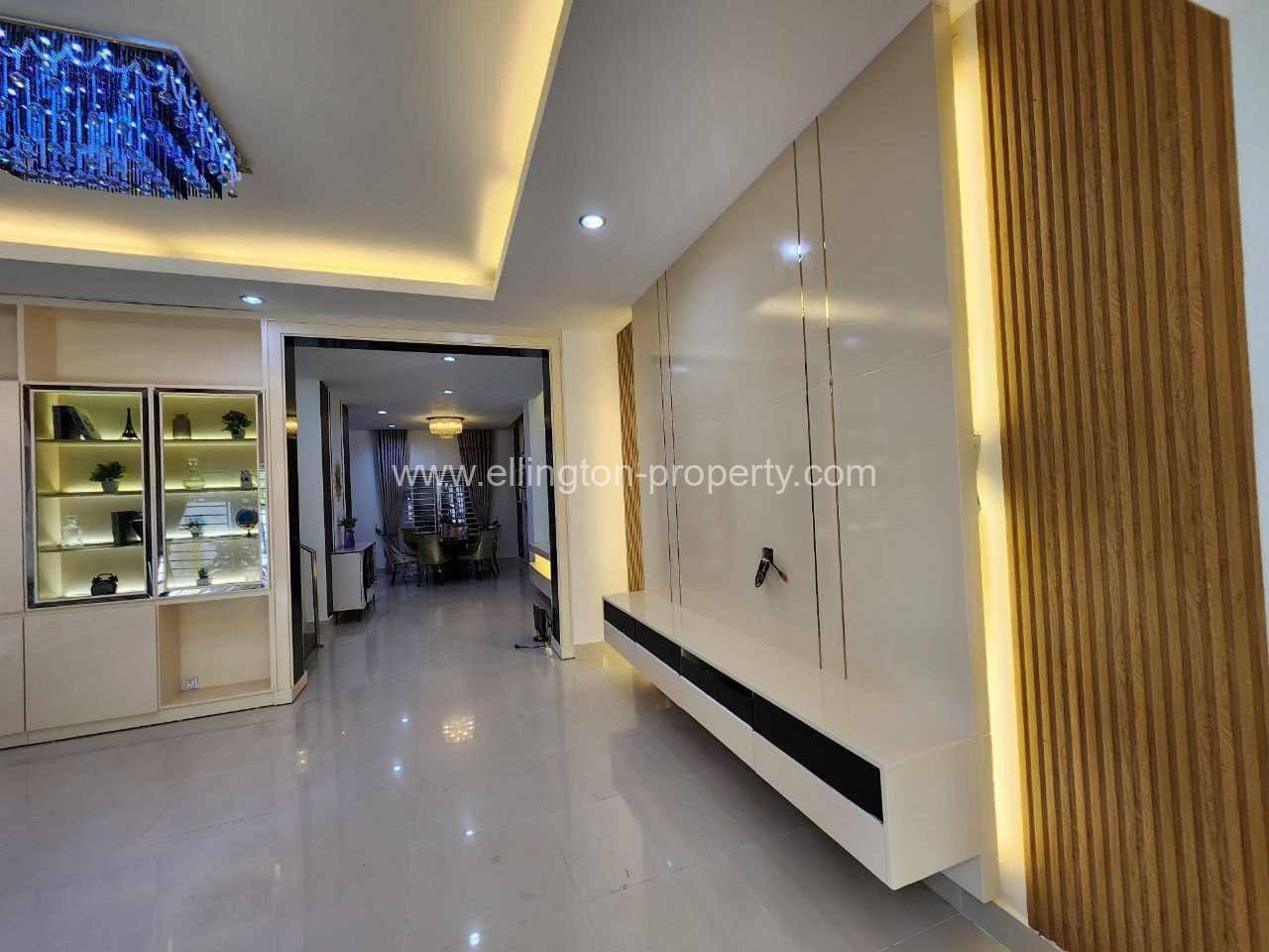 Twin Villa For Rent In Borey Peng Houth Russey Keo - Ellington Property