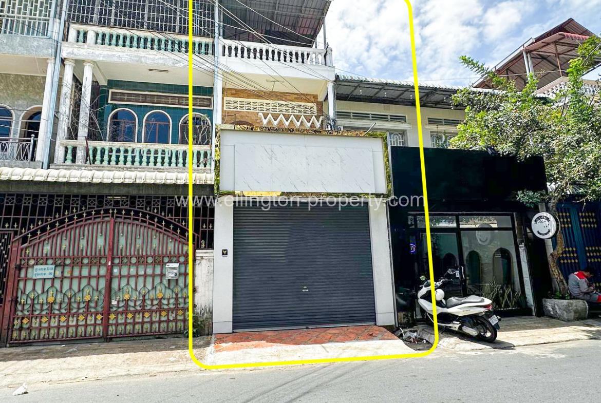 Shop House For Rent In Toul​​ Tompong - Ellington Property