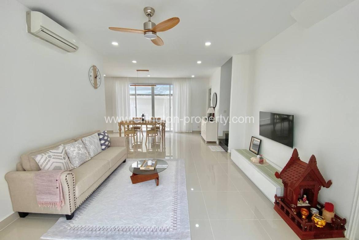 Link Villa Sakura For Rent Borey Orkide 6a - Ellington Property