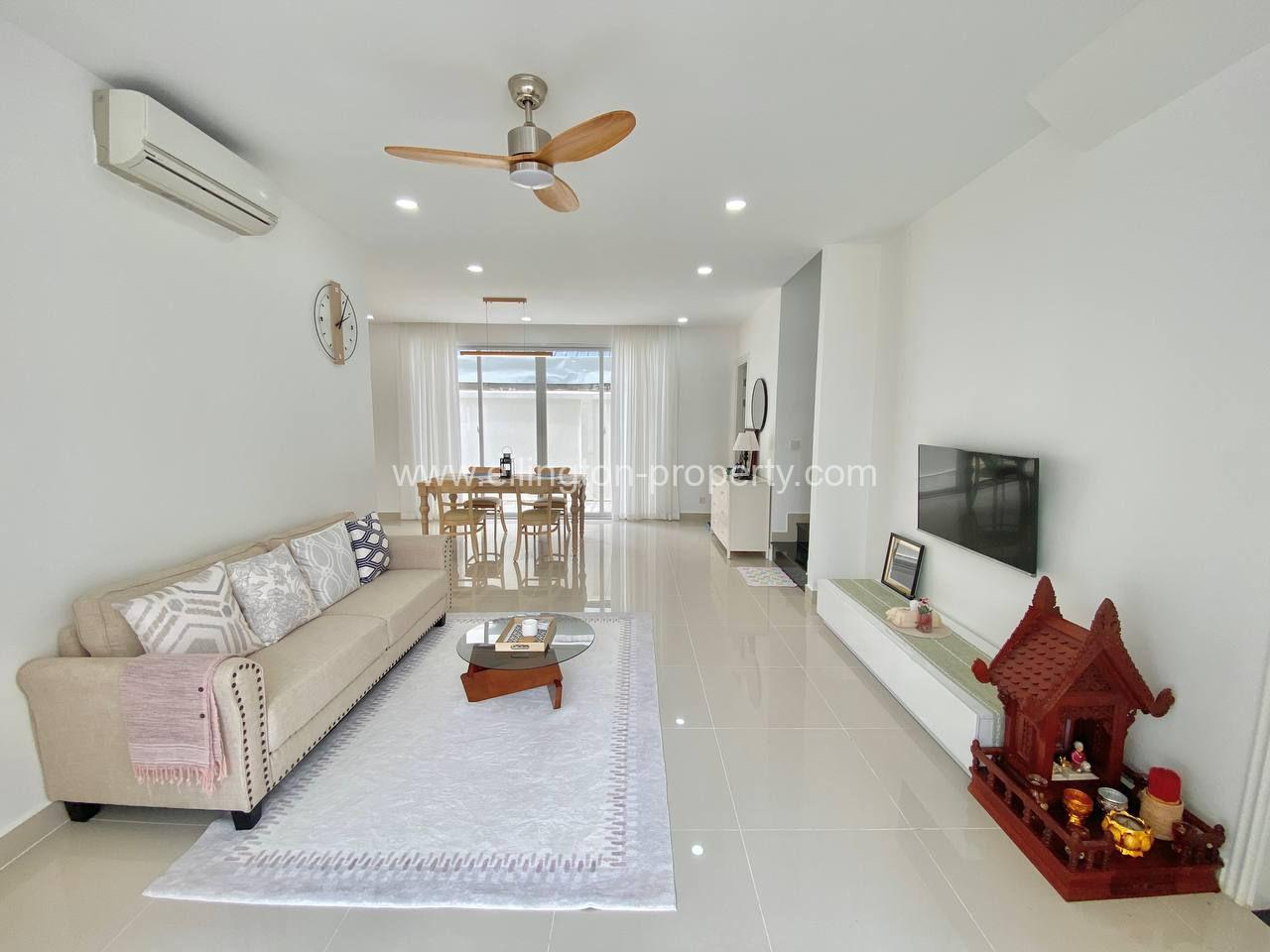 Link Villa Sakura For Rent Borey Orkide 6a - Ellington Property